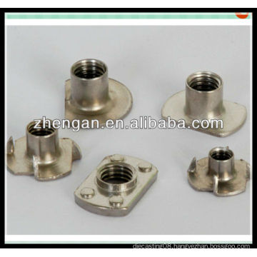 stainless steel 4 claws tee nut